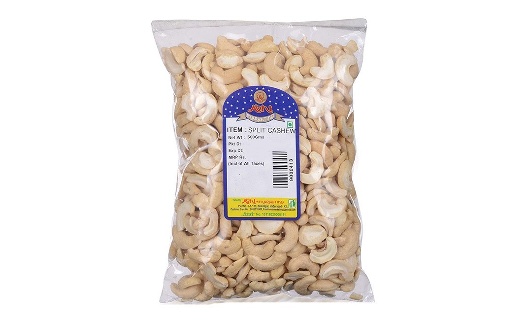 Avni's Split Cashew    Pack  500 grams